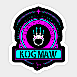 KOG'MAW - LIMITED EDITION Sticker